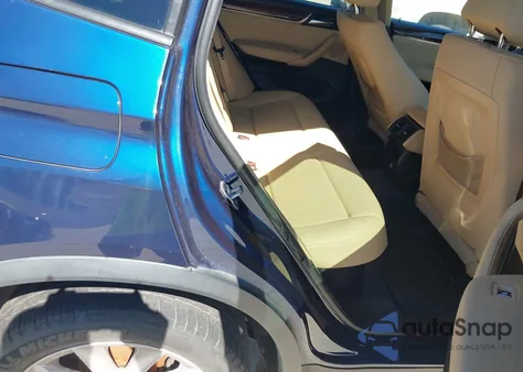 2017 BMW X3 Sdrive28I из США, поврежденный, VIN 5UXWZ7C31H0V93716